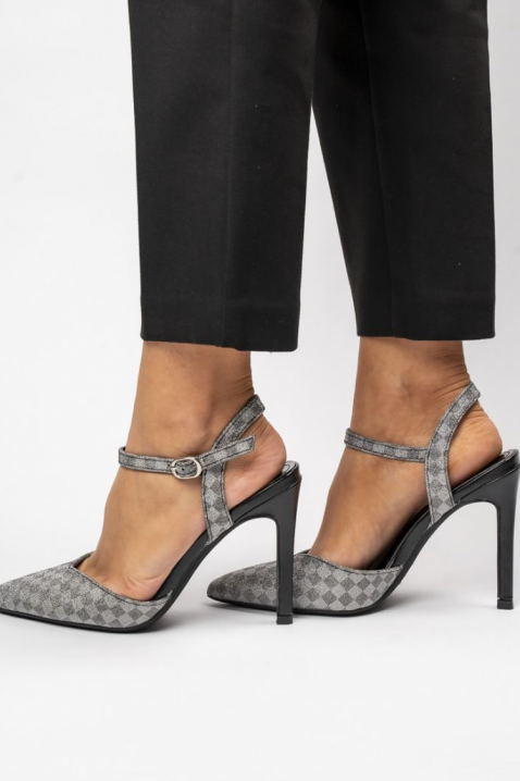 Szpilki damskie KLORELZA, Kolor : szary, IVET.PL - Modna odzież