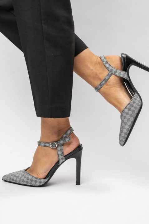 Szpilki damskie KLORELZA, Kolor : szary, IVET.PL - Modna odzież