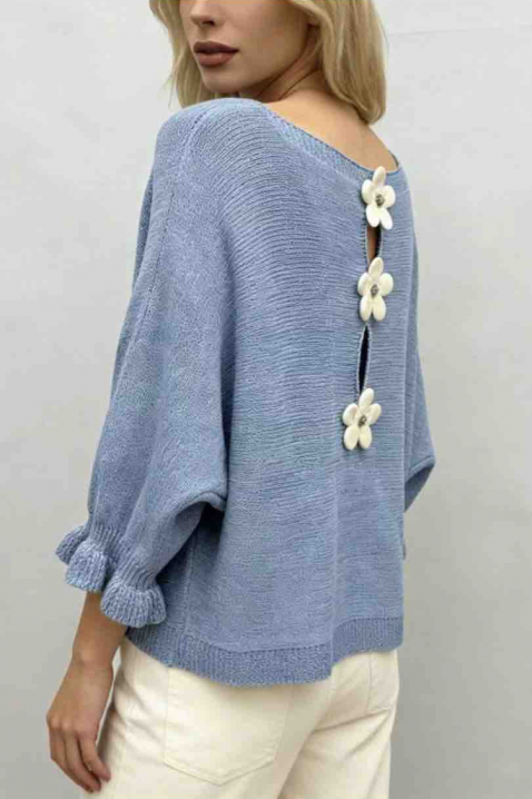 Sweter DARVOLA SKY, Kolor : błękitny, IVET.PL - Modna odzież