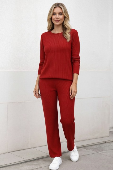 Komplet NIOGELJA RED, Kolor : czerwony, IVET.PL - Modna odzież