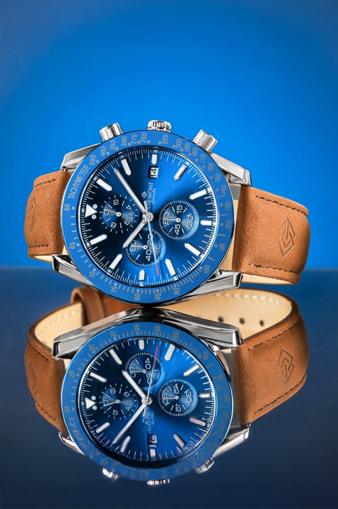 Zegarek Giewont Chronograph Sapphire Blue, Kolor : chabrowy, IVET.PL - Modna odzież