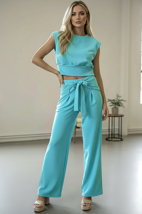 Komplet TREBLONDA TURQUA, Kolor : turkusowy, IVET.PL - Modna odzież