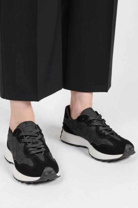 Sneakersy NERDONA BLACK, Kolor : czarny, IVET.PL - Modna odzież