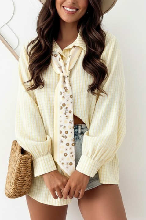 Koszula VILONDANA YELLOW, Kolor : żółty, IVET.PL - Modna odzież