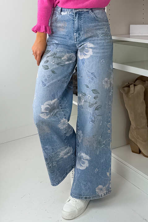 Jeansy FLORVILA, Kolor : błękitny, IVET.PL - Modna odzież