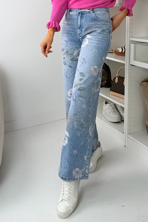 Jeansy FLORVILA, Kolor : błękitny, IVET.PL - Modna odzież