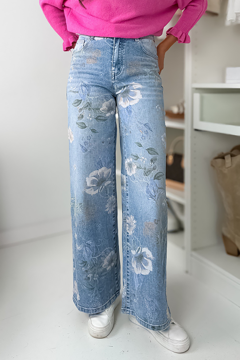 Jeansy FLORVILA, Kolor : błękitny, IVET.PL - Modna odzież