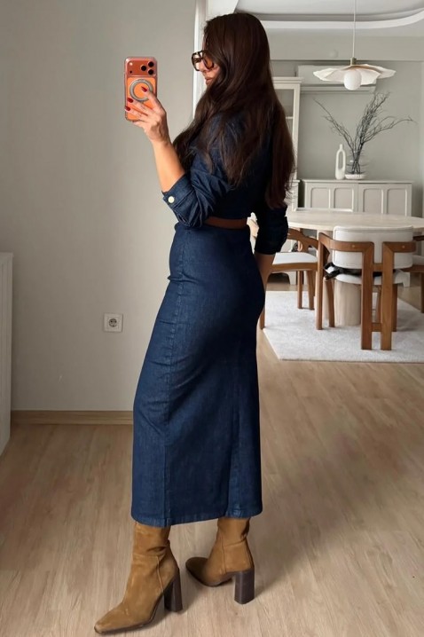 Sukienka MINANZA, Kolor : chabrowy, IVET.PL - Modna odzież