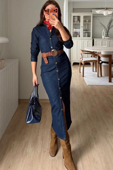 Sukienka MINANZA, Kolor : chabrowy, IVET.PL - Modna odzież