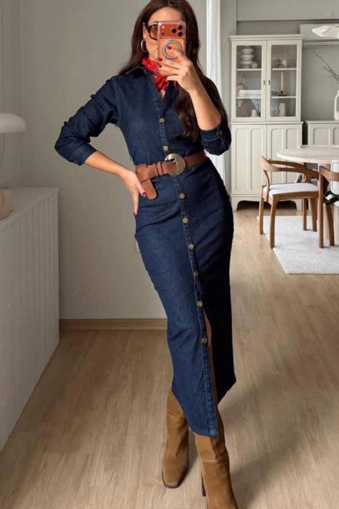 Sukienka MINANZA, Kolor : chabrowy, IVET.PL - Modna odzież