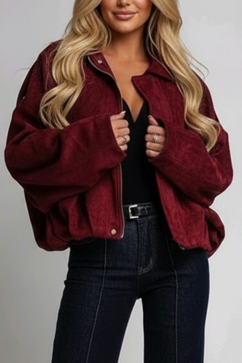 Kurtka ZERLENDA BORDO, Kolor : bordowy, IVET.PL - Modna odzież