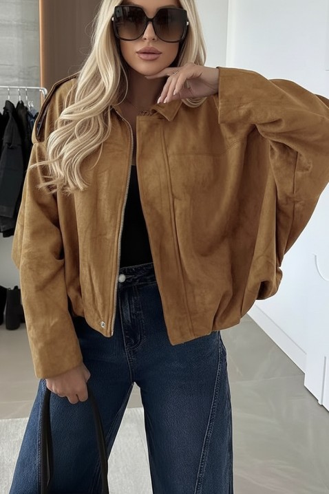 Kurtka ZERLENDA CAMEL, Kolor : jasnobrązowy, IVET.PL - Modna odzież