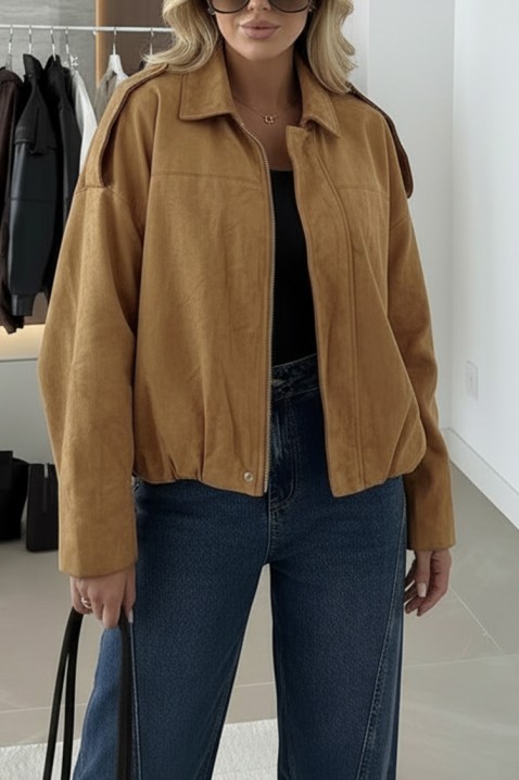 Kurtka ZERLENDA CAMEL, Kolor : jasnobrązowy, IVET.PL - Modna odzież