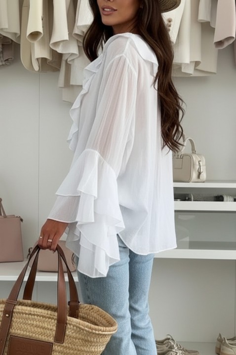 Koszula VOLELANDA WHITE, Kolor : biały, IVET.PL - Modna odzież