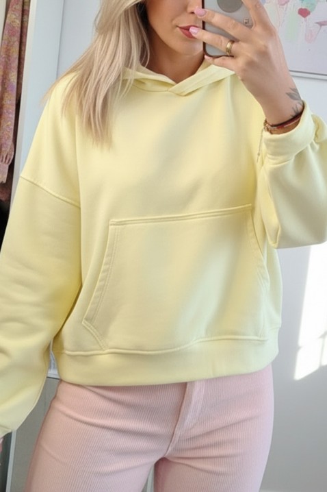 Bluza RIVROLDA YELLOW, Kolor : żółty, IVET.PL - Modna odzież