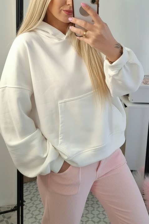 Bluzka RIVROLDA WHITE, Kolor : biały, IVET.PL - Modna odzież