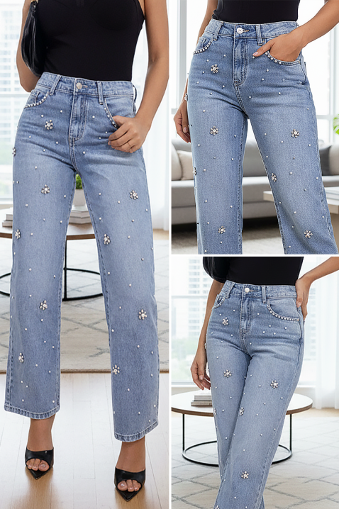 Jeansy RESERENZA, Kolor : błękitny, IVET.PL - Modna odzież