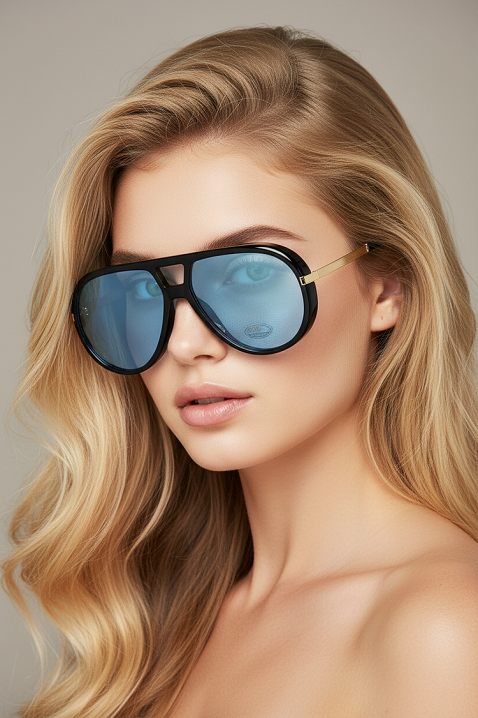 Okulary SUNINZA BLUE, Kolor : chabrowy, IVET.PL - Modna odzież