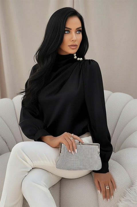 Bluzka NERLENZA BLACK, Kolor : czarny, IVET.PL - Modna odzież