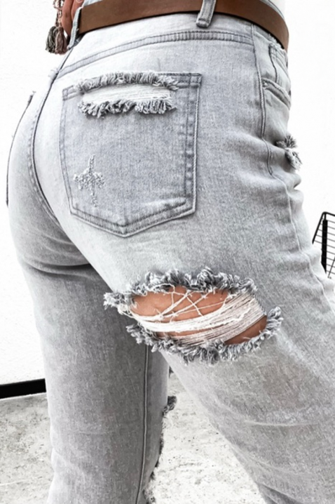 Jeansy LEVROLA, Kolor : szary, IVET.PL - Modna odzież