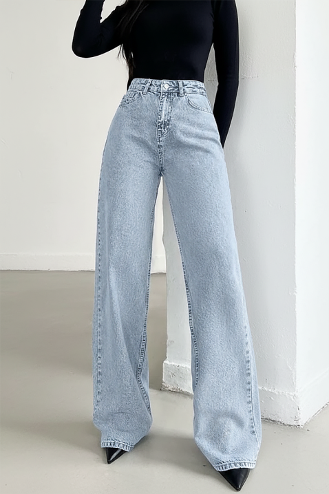 Jeansy SVERZOLDA, Kolor : błękitny, IVET.PL - Modna odzież