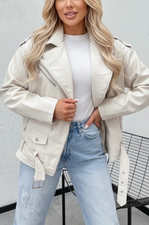 Kurtka ORSULZA, Kolor : ecru, IVET.PL - Modna odzież