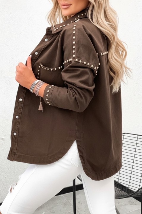 Kurtka KAFLONDA, Kolor : brązowy, IVET.PL - Modna odzież