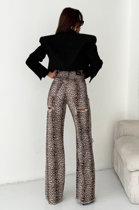 Jeansy LEOPELZA, Kolor : wielokolorowy, IVET.PL - Modna odzież