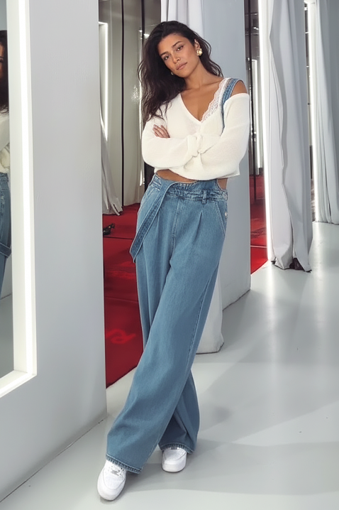 Jeansy RILONDANA, Kolor : błękitny, IVET.PL - Modna odzież