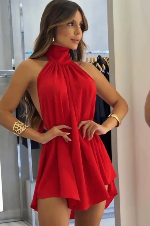 Sukienka ESMERALZA, Kolor : czerwony, IVET.PL - Modna odzież