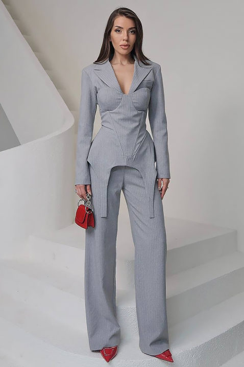 Komplet GERIMERZA GREY, Kolor : szary, IVET.PL - Modna odzież