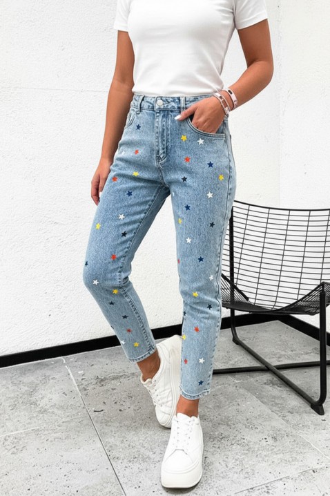 Jeansy ZVEROLDA, Kolor : chabrowy, IVET.PL - Modna odzież