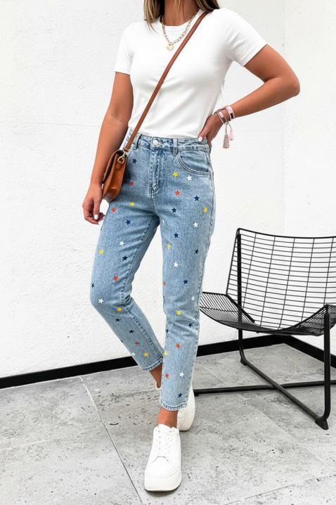 Jeansy ZVEROLDA, Kolor : chabrowy, IVET.PL - Modna odzież