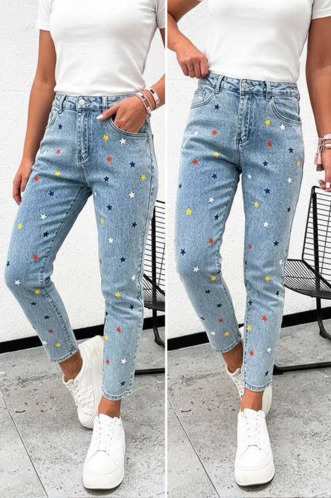 Jeansy ZVEROLDA, Kolor : chabrowy, IVET.PL - Modna odzież