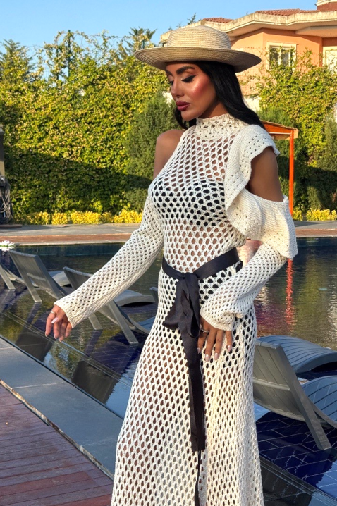 Sukienka SOBELZA ECRU, Kolor : ecru, IVET.PL - Modna odzież