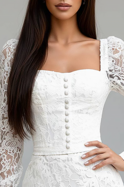 Sukienka ZOZEFILDA, Kolor : biały, IVET.PL - Modna odzież