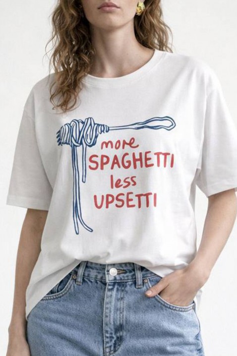 Koszulka SPLAVINDA, Kolor : biały, IVET.PL - Modna odzież