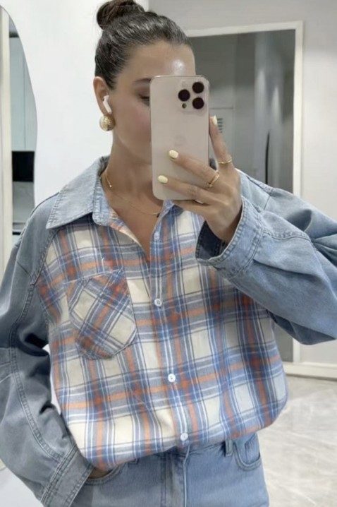 Koszula GREFOLZA, Kolor : błękitny, IVET.PL - Modna odzież