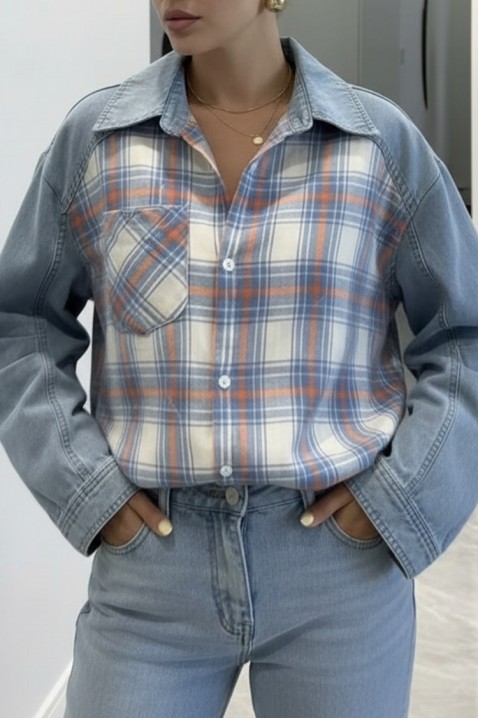 Koszula GREFOLZA, Kolor : błękitny, IVET.PL - Modna odzież