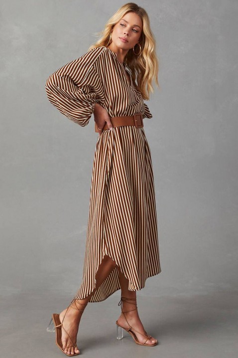 Sukienka RAKLINDA BROWN, Kolor : brązowy, IVET.PL - Modna odzież