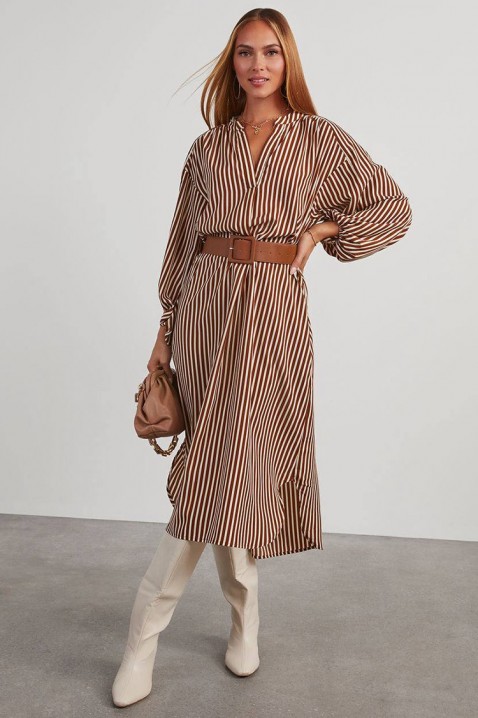 Sukienka RAKLINDA BROWN, Kolor : brązowy, IVET.PL - Modna odzież