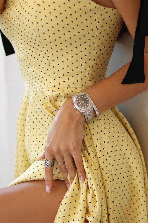 Sukienka ELVIRONDA YELLOW, Kolor : żółty, IVET.PL - Modna odzież