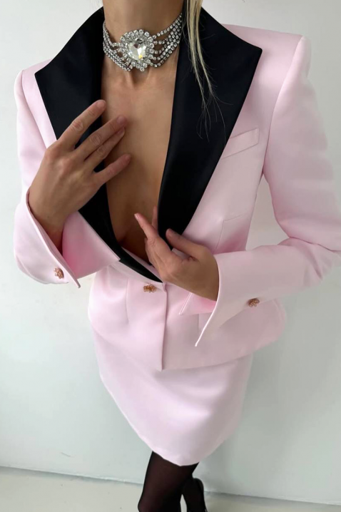 Komplet KENELZA PUDRA, Kolor : pudrowy róż, IVET.PL - Modna odzież