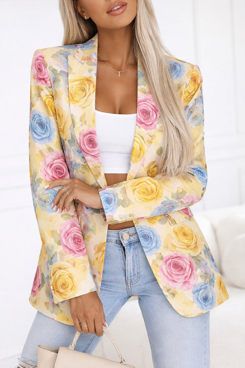 Marynarka FROLDINZA YELLOW, Kolor : żółty, IVET.PL - Modna odzież