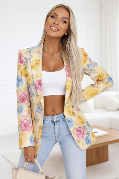 Marynarka FROLDINZA YELLOW, Kolor : żółty, IVET.PL - Modna odzież