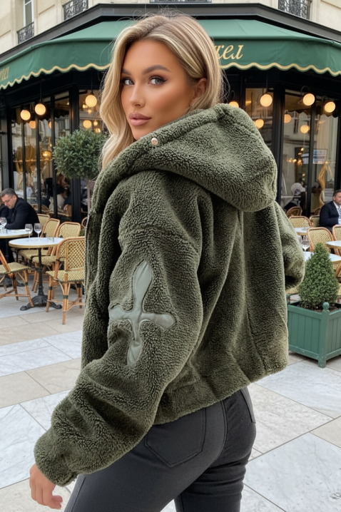 Kurtka ALOLNINZA KHAKI, Kolor : khaki, IVET.PL - Modna odzież