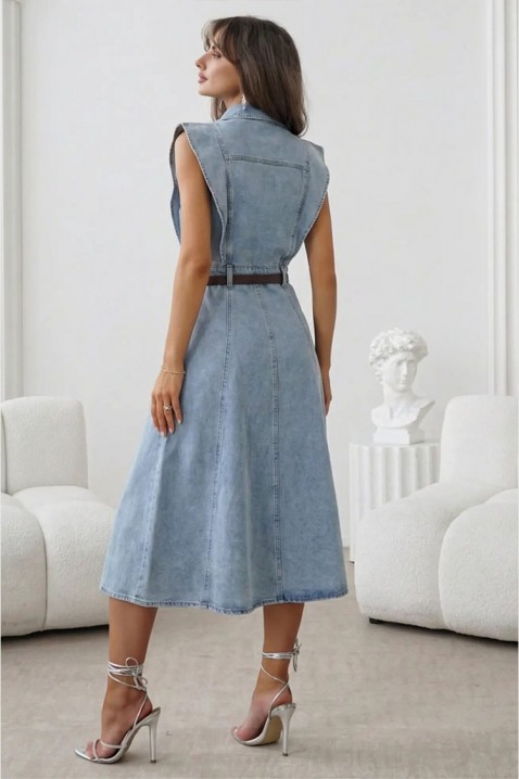 Sukienka STILIYANA, Kolor : błękitny, IVET.PL - Modna odzież