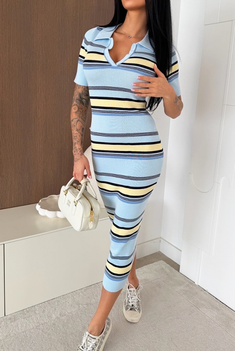 Sukienka VANAYA SKY, Kolor : błękitny, IVET.PL - Modna odzież