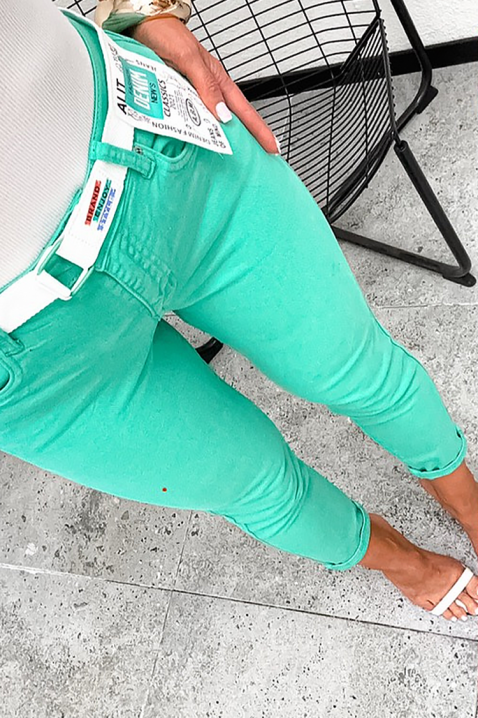 Jeansy ZEBRONDA, Kolor : turkusowy, IVET.PL - Modna odzież