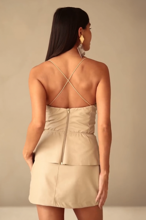 Komplet PROLENDA BEIGE, Kolor :  beżowy, IVET.PL - Modna odzież